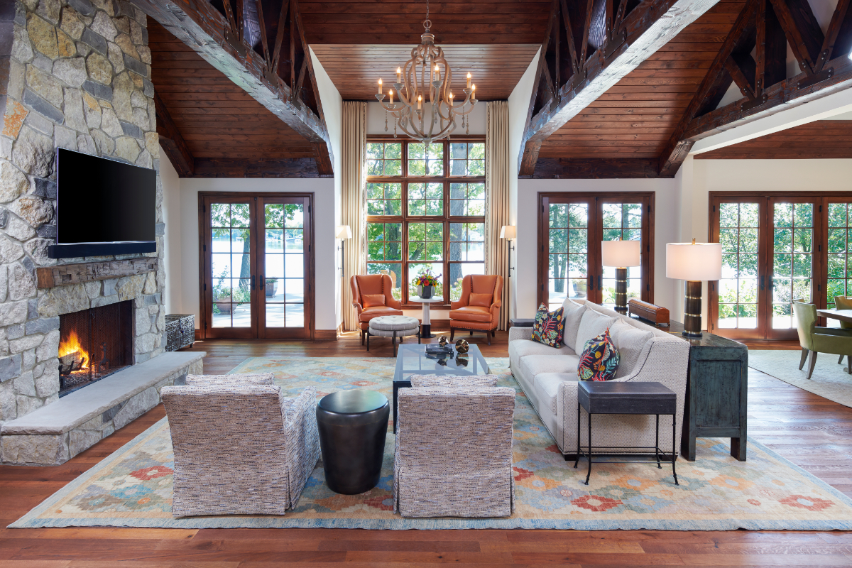 White Lakes Craftsman Cottage Livingroom